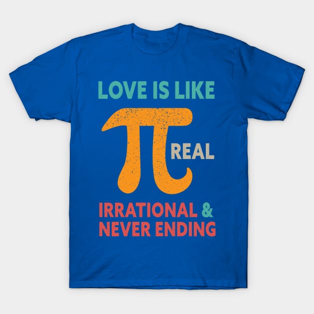 happy pi day mathematic math teacher leopard rainbow T-Shirt by TeeAMS